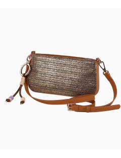 O bag Signature Daiquiri Mini Axelväska Metallic Bronze med justerbar axelrem.