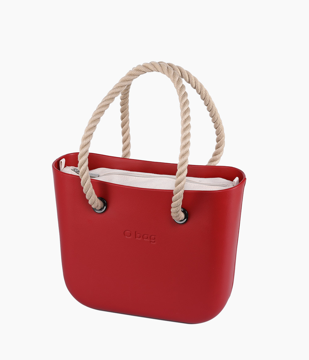 O bag Mini Cherry med Naturale Innerväska | O bag