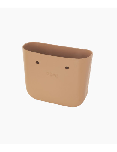 O bag Mini Body Biscotto beige väskkropp framifrån