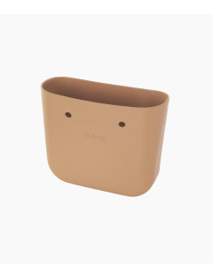 O bag Mini Body Biscotto beige väskkropp framifrån