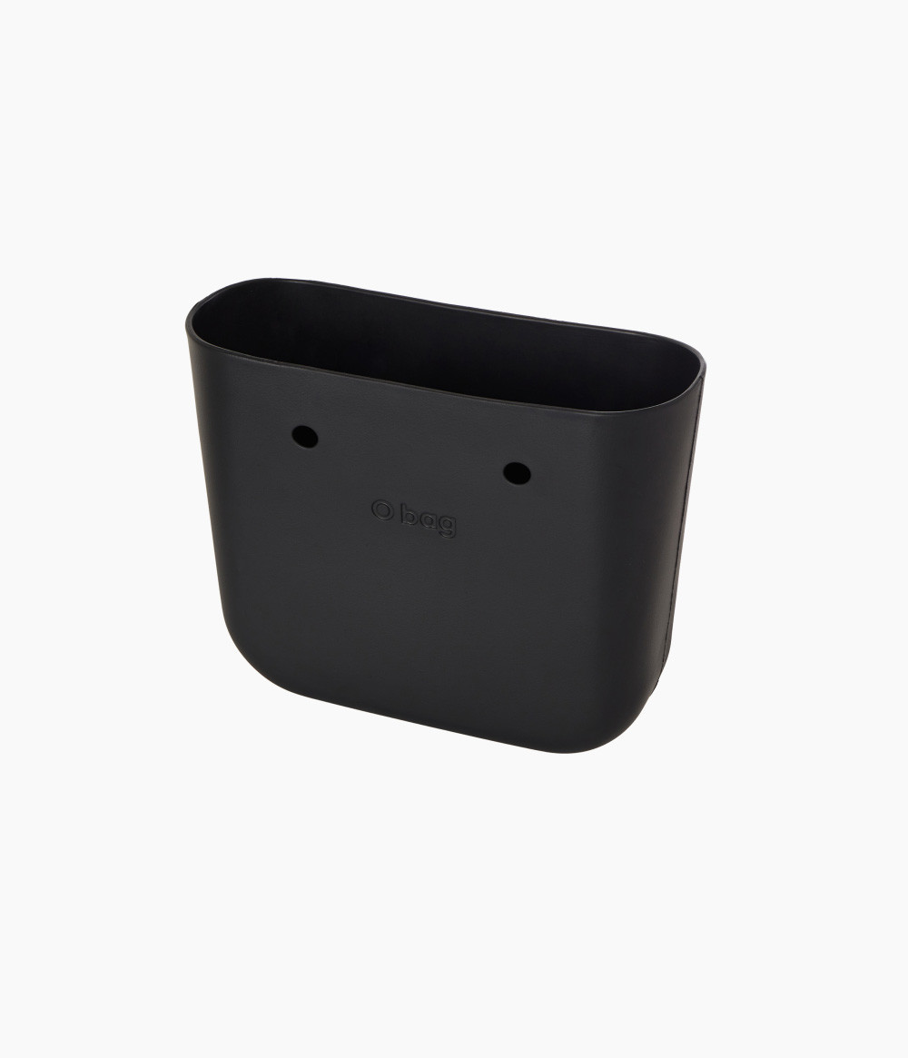 O bag Mini Body Nero svart väskkropp framifrån