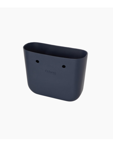 O bag  Mini Body Blue Navy marinblå väskkropp framifrån