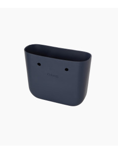 O bag  Mini Body Blue Navy marinblå väskkropp framifrån