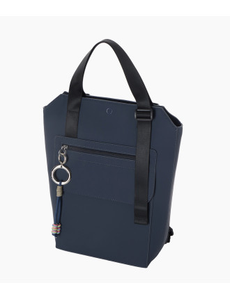 O bag Zaino Blue Navy marinblå i vinkelsida