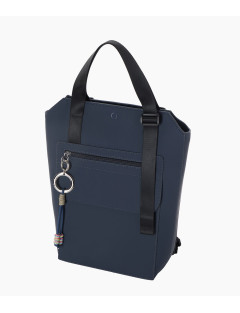 O bag Zaino Blue Navy marinblå i vinkelsida