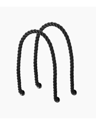 Svarta Långa Rephandtag | O bag Mini Black