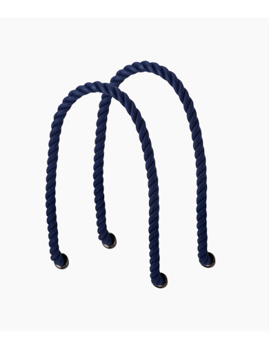 Marinblå Långa Rephandtag | O bag Mini Blue Navy