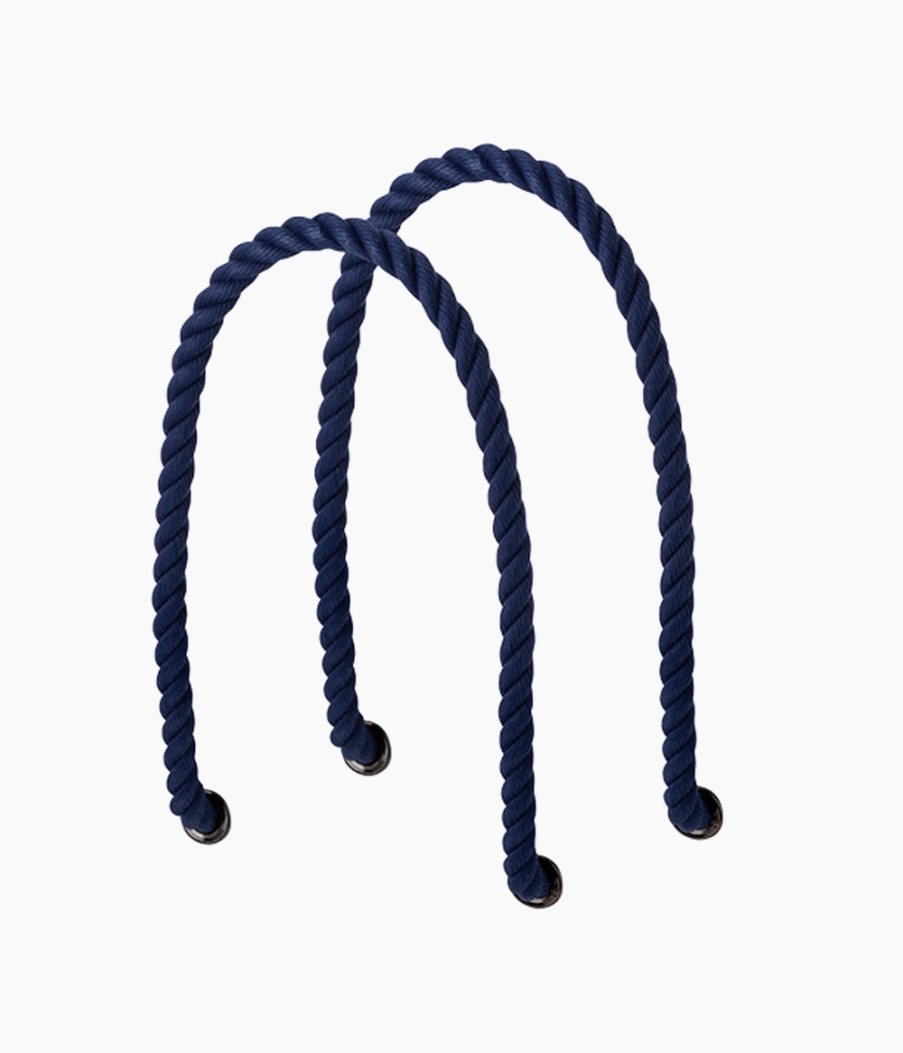 Marinblå Långa Rephandtag | O bag Mini Blue Navy