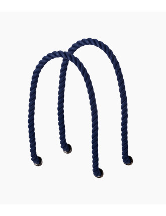Marinblå Långa Rephandtag | O bag Mini Blue Navy